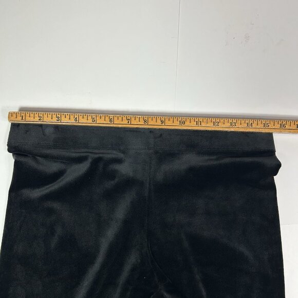 J.Jill Pure Jill Women Pull On Cropped Pants Black Velour Stretch Mid Rise Sz PM - Picture 9 of 11